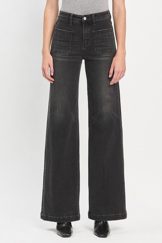 High Rise Wide Trouser Jeans