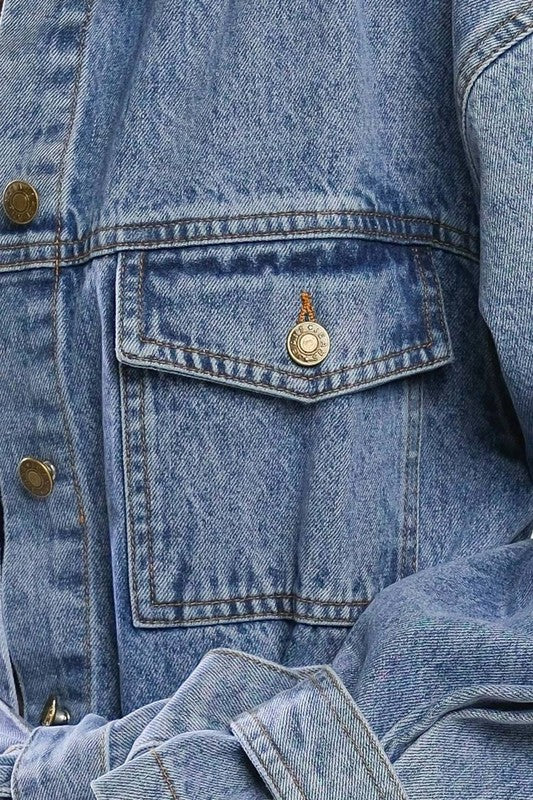 Denim Trench Coat