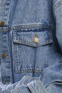 Denim Trench Coat